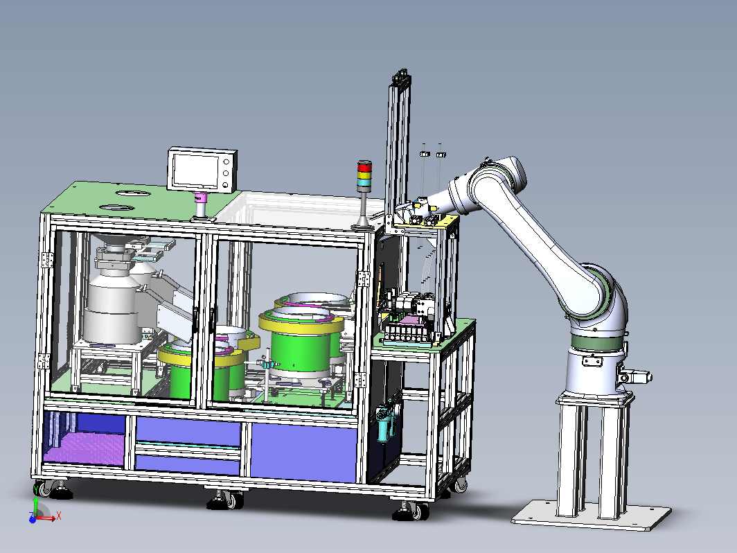 T108 滚筒支架组件组装