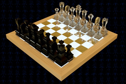国际象棋模型3D图 多种格式缩略图