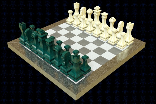 国际象棋模型3D图 多种格式缩略图