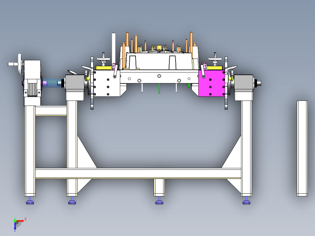 铸造模具翻板机