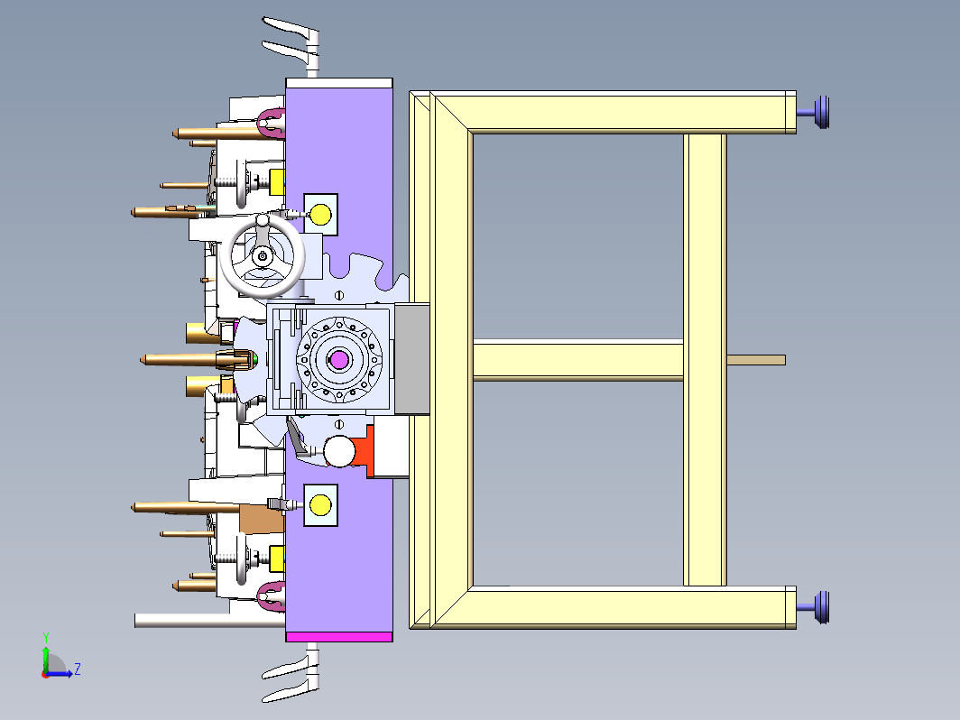 铸造模具翻板机