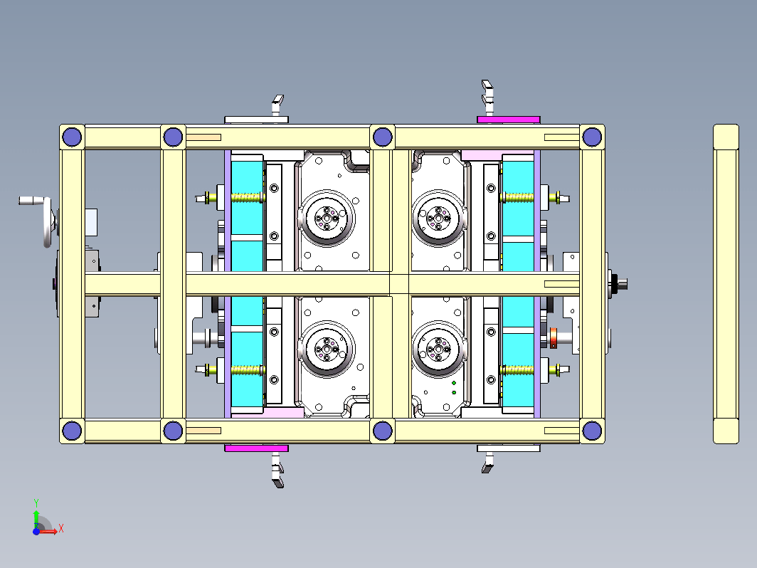 铸造模具翻板机