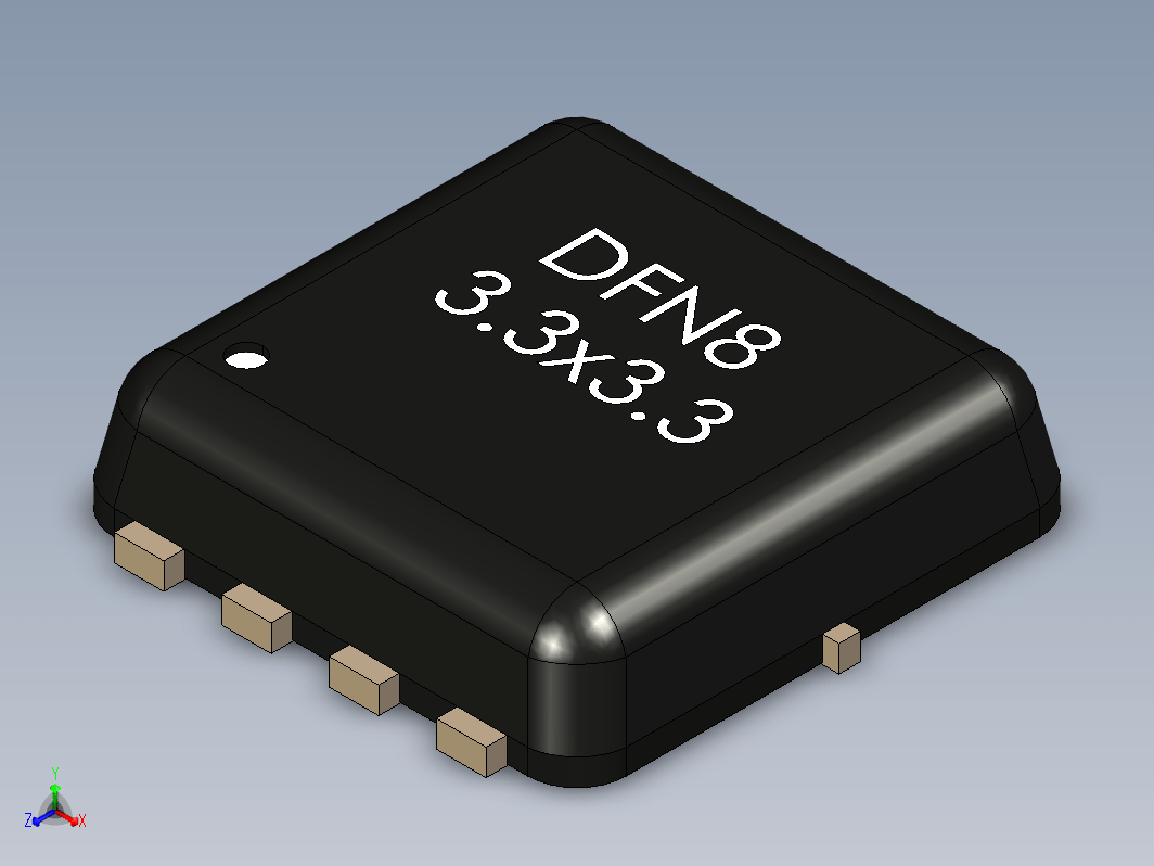 半导体芯片 PDFN3333 (DFN8 3.3x3.3)