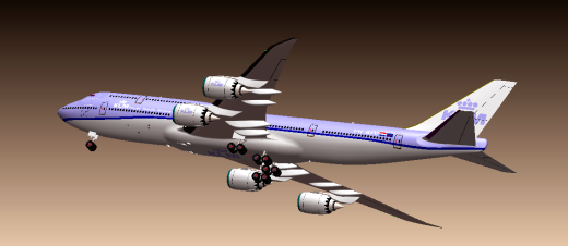 Boeing 747 8i KLM波音飞机缩略图