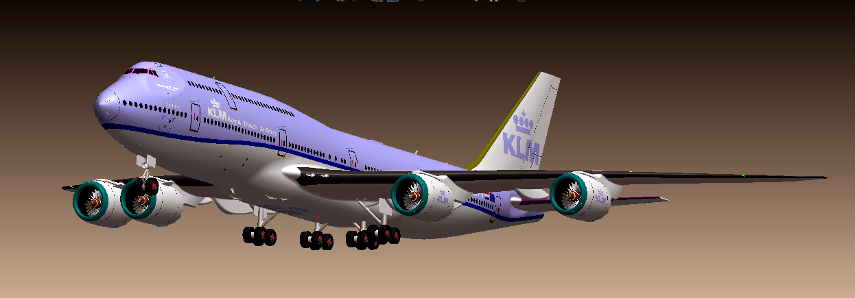 Boeing 747 8i KLM波音飞机