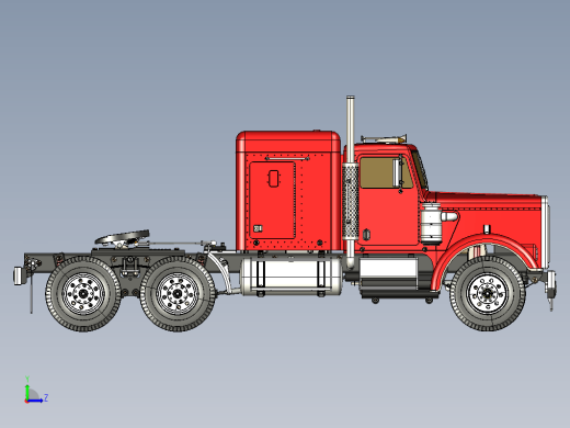 Tamiya King Hauler(田宫拖头)整车设计图纸缩略图