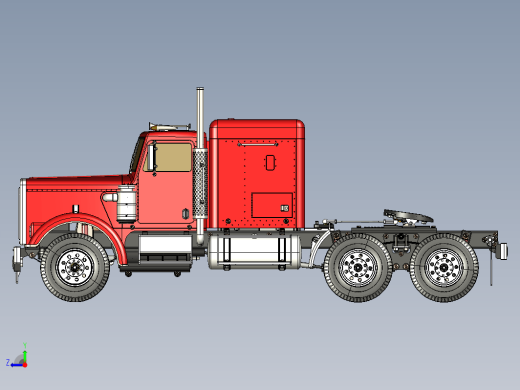 Tamiya King Hauler(田宫拖头)整车设计图纸缩略图