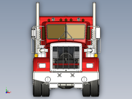 Tamiya King Hauler(田宫拖头)整车设计图纸缩略图