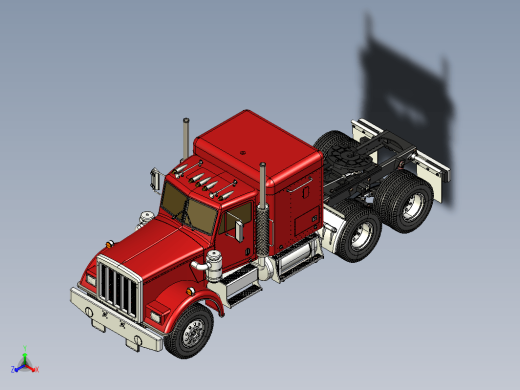 Tamiya King Hauler(田宫拖头)整车设计图纸缩略图