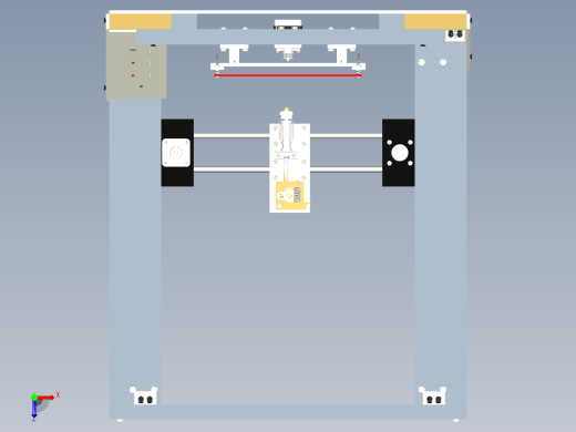 3D打印机Power stroke 3d printer v18 STP缩略图