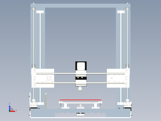 3D打印机Power stroke 3d printer v18 STP缩略图
