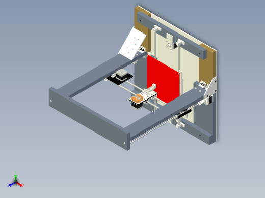 3D打印机Power stroke 3d printer v18 STP缩略图