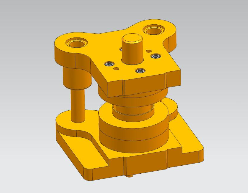 车轴盖落料拉深模+冲孔翻边模2套三维UG8.0带参+CAD+说明