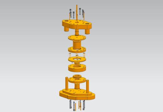 车轴盖落料拉深模+冲孔翻边模2套三维UG8.0带参+CAD+说明缩略图