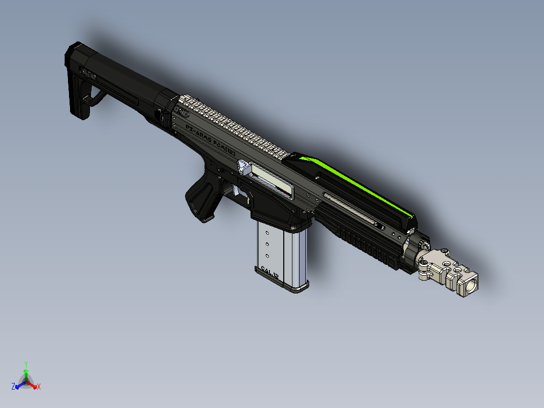 FCM 12玩具枪模型
