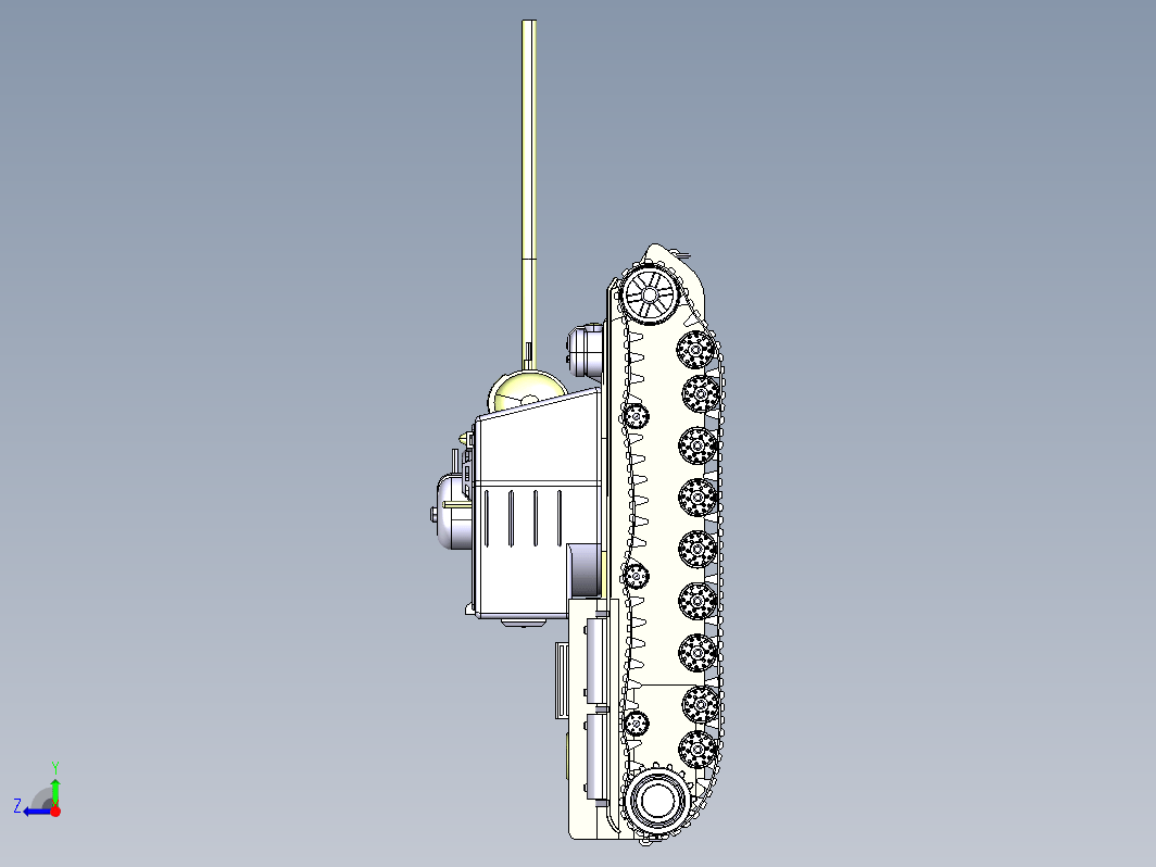 1733重型坦克CATIAV5R21设计