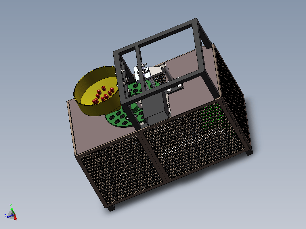 全自动红枣去核机（一等奖作品，已造实物）3D模型+PPT+视频