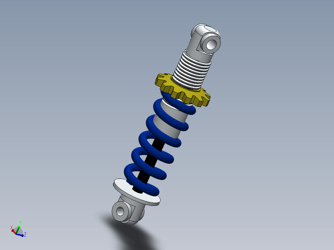 减震器设计建模0