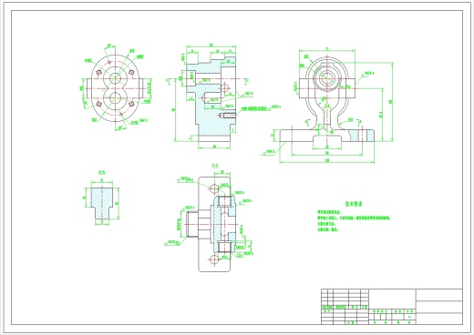 泵体工艺设计+CAD+说明书