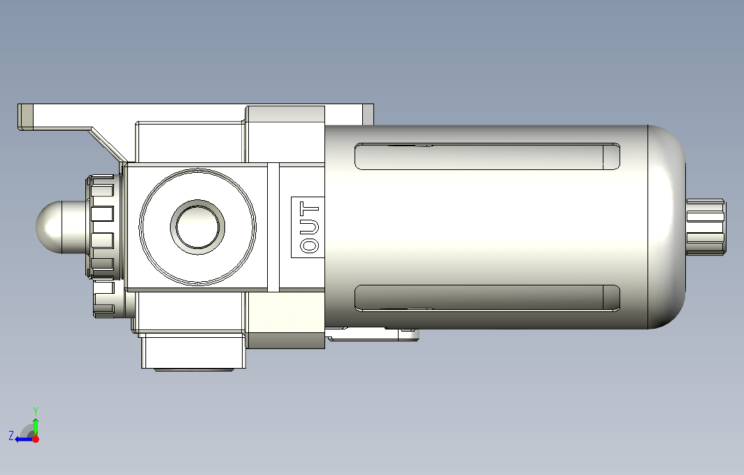 气源处理元件三点式组合3D-NC-400-03系列