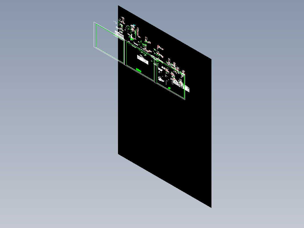 塑料检查井管道连接详图CAD图纸