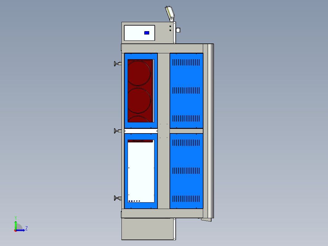 3.5米风冷式冷冻机，封闭式结构设计