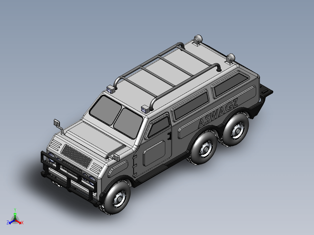 装甲Jun车简易模型