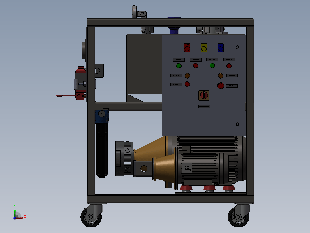 9.3KW发电机模型