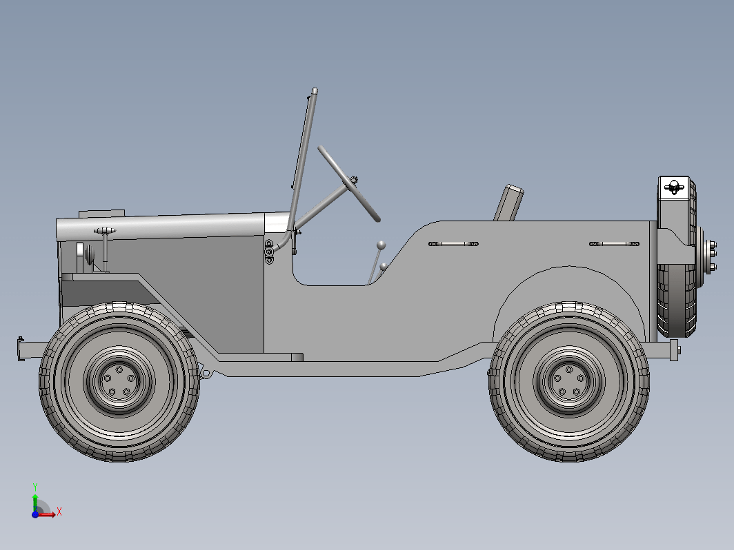 028-吉普1944汽车外观