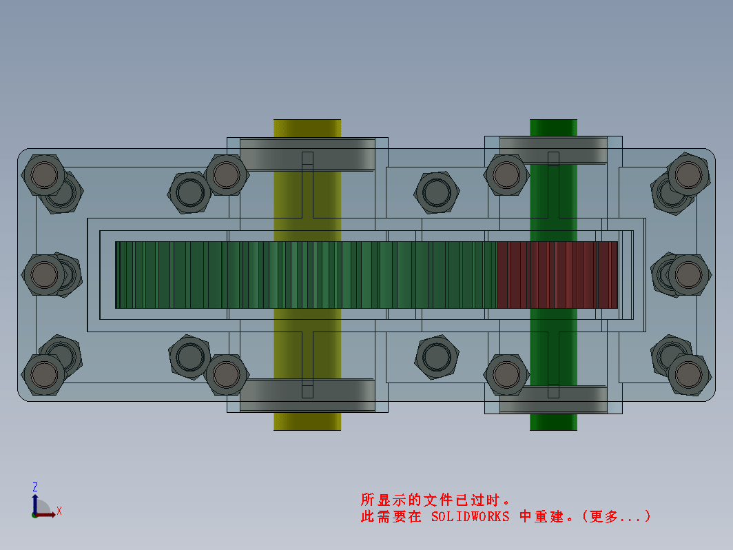 single-stage gearbox简易一级齿轮箱