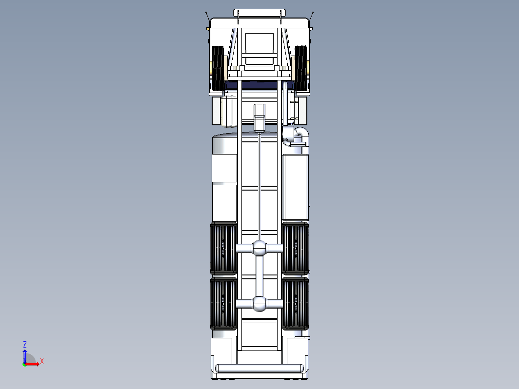 Truck volvo罐车模型