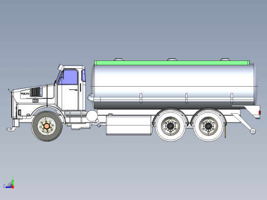 Truck volvo罐车模型缩略图