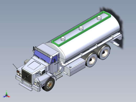 Truck volvo罐车模型缩略图