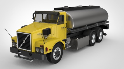 Truck volvo罐车模型缩略图