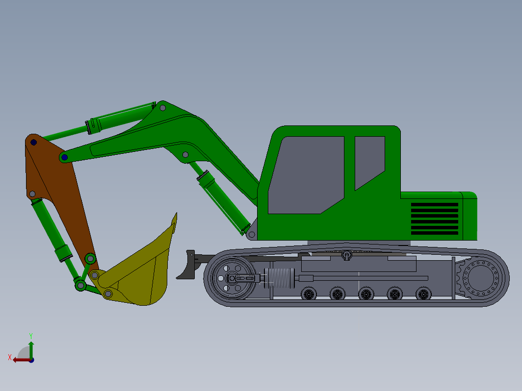 20吨液压挖掘机工作装置设计+CAD+说明书