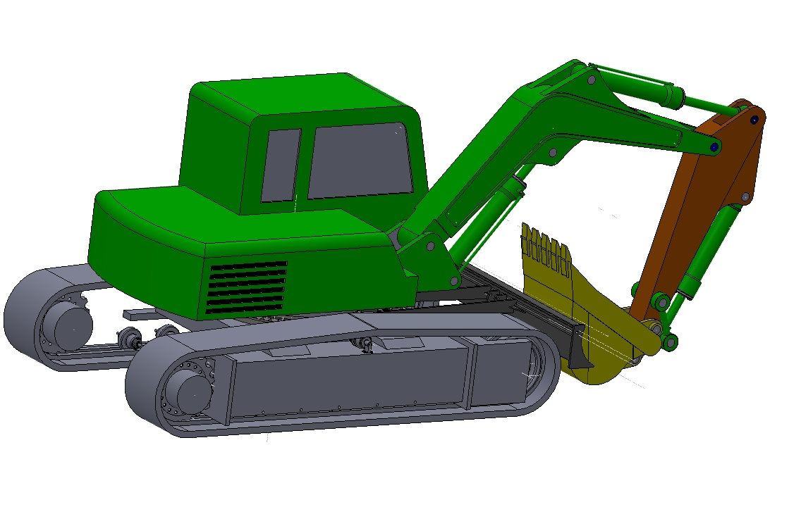 20吨液压挖掘机工作装置设计+CAD+说明书