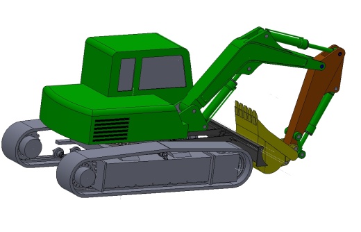 20吨液压挖掘机工作装置设计+CAD+说明书缩略图