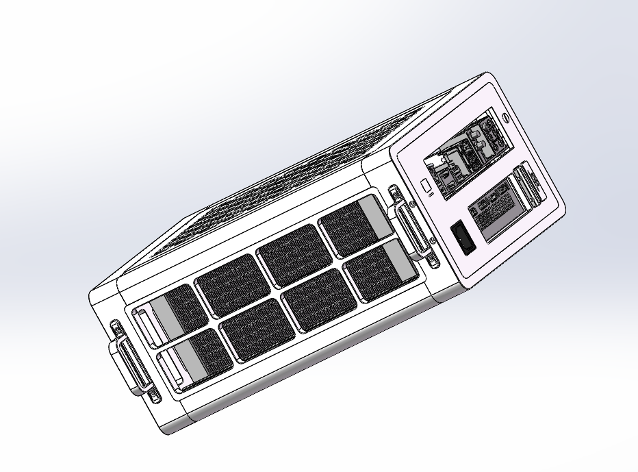 定制全铝itx机箱三维SW2016带参