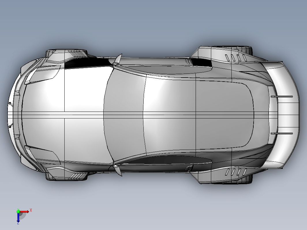 F0744-日产350Z汽车模型