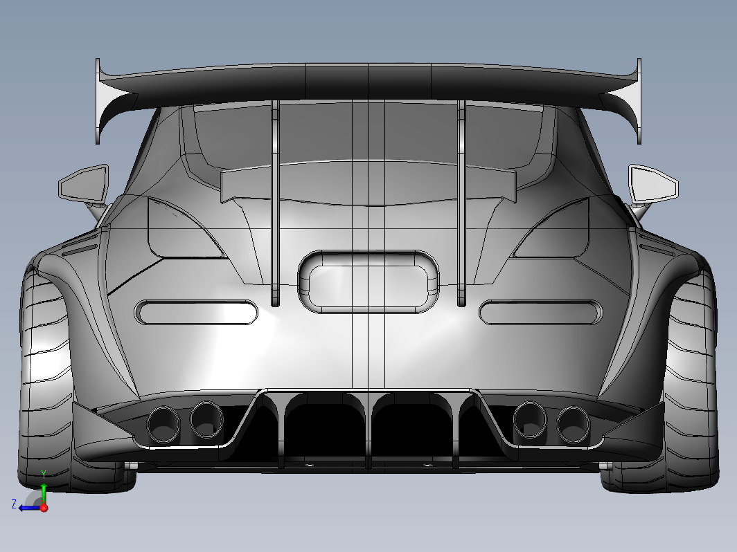 F0744-日产350Z汽车模型