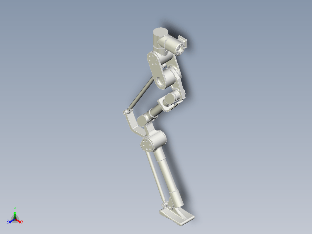 双足机器人腿部结构