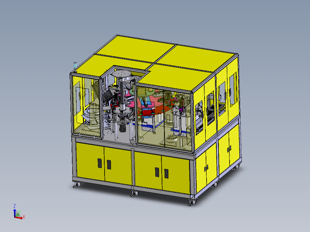 ZDH-ZUZ-002 光纤头组装机网络信号插头装配机非标组装设备