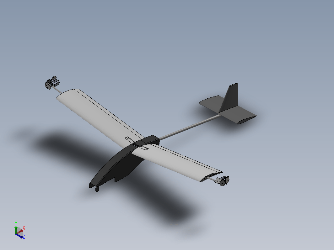 VTOL 固定翼垂直起降小无人机