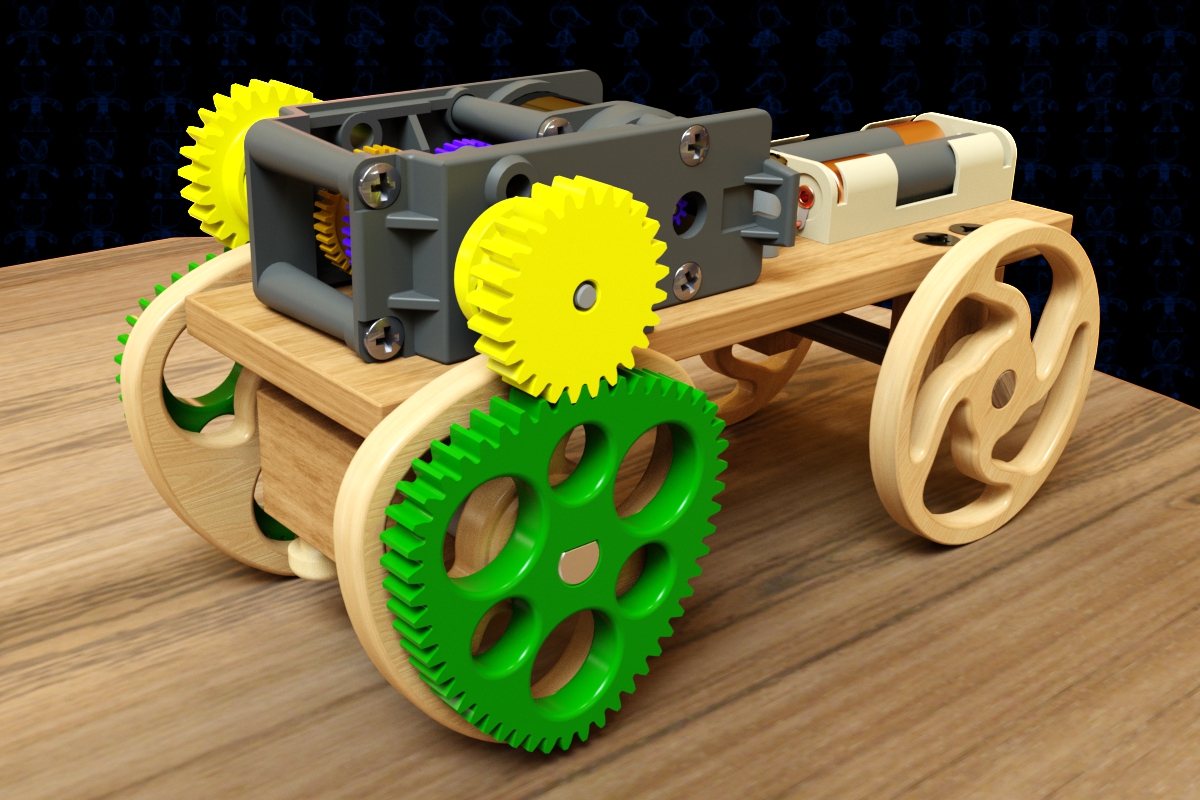 车轮汽车木制玩具