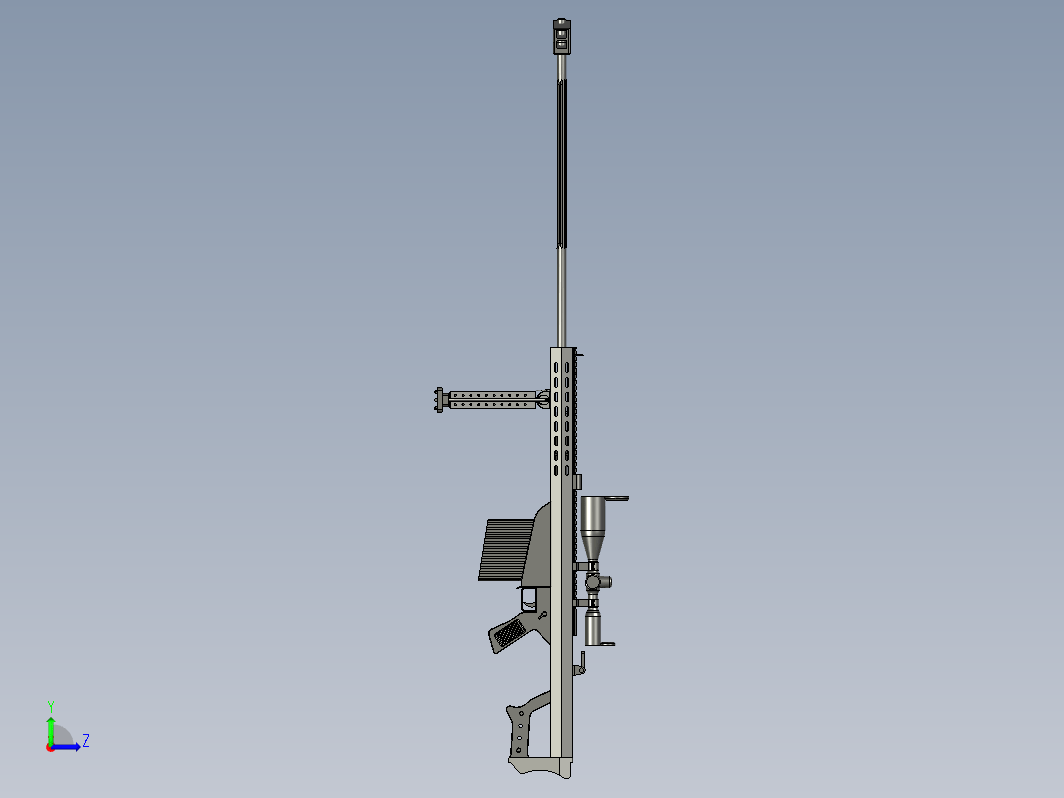 M82A1玩具钱模型图档（CF大炮）