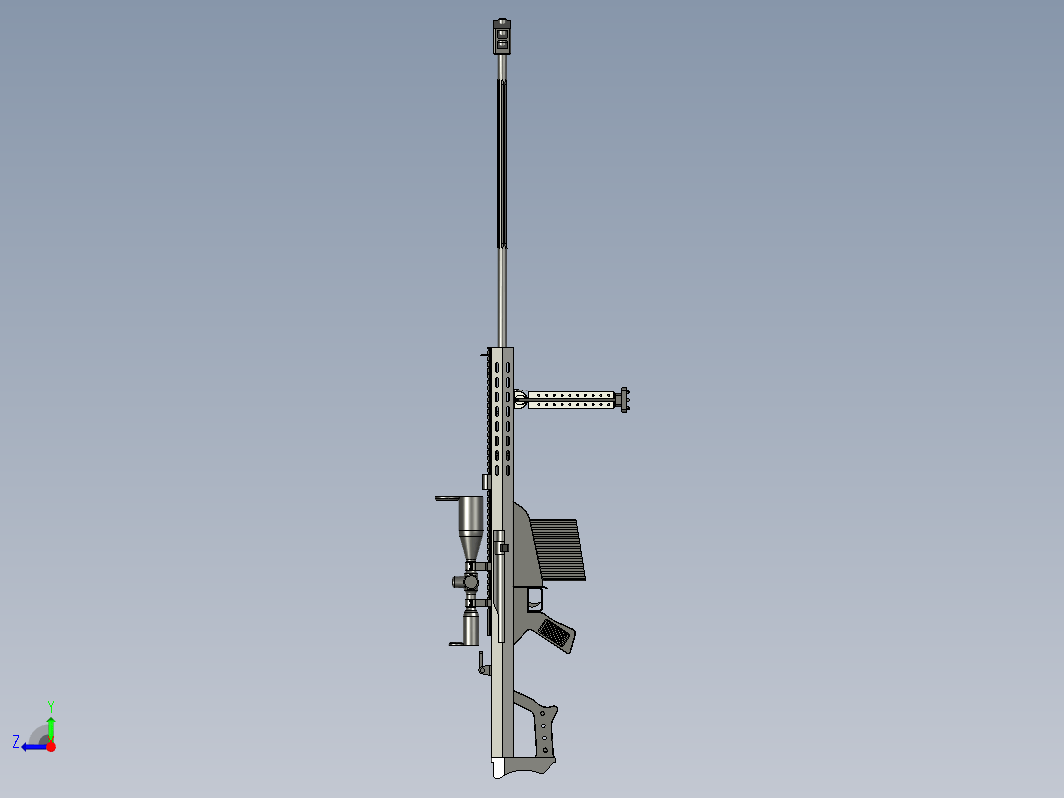 M82A1玩具钱模型图档（CF大炮）