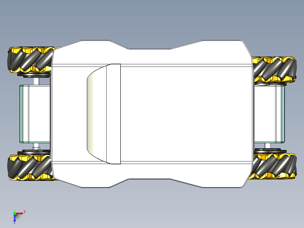 麦克纳姆轮小车结构 space robot