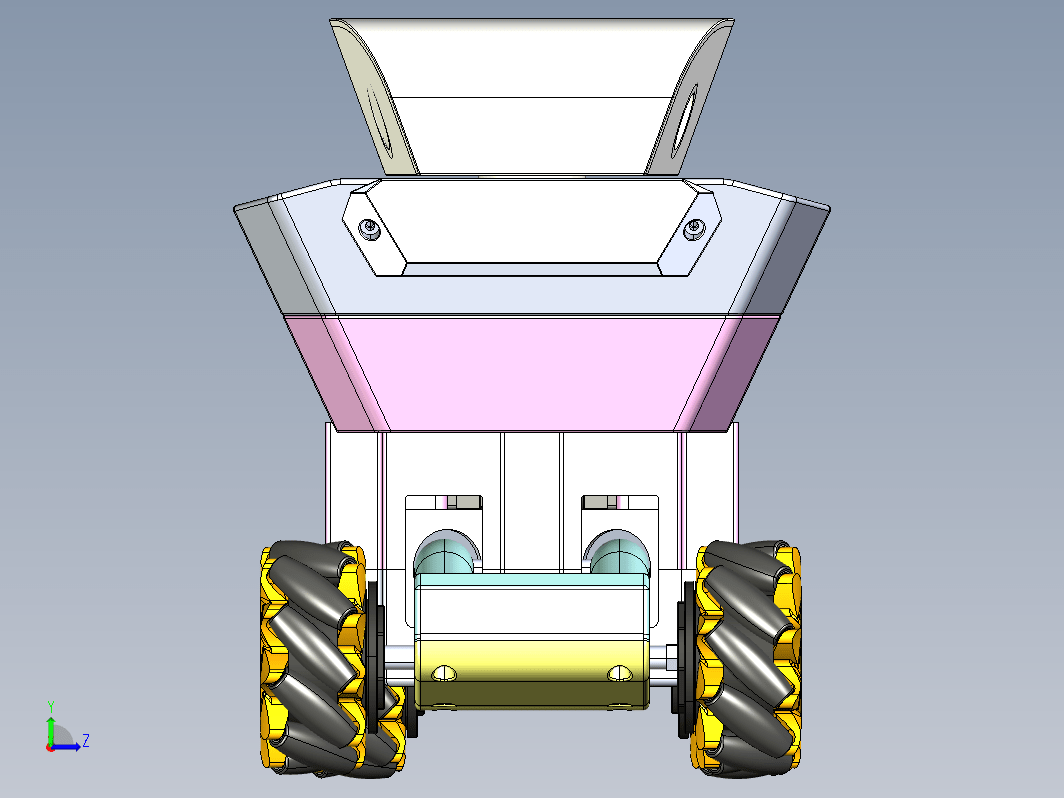 麦克纳姆轮小车结构 space robot