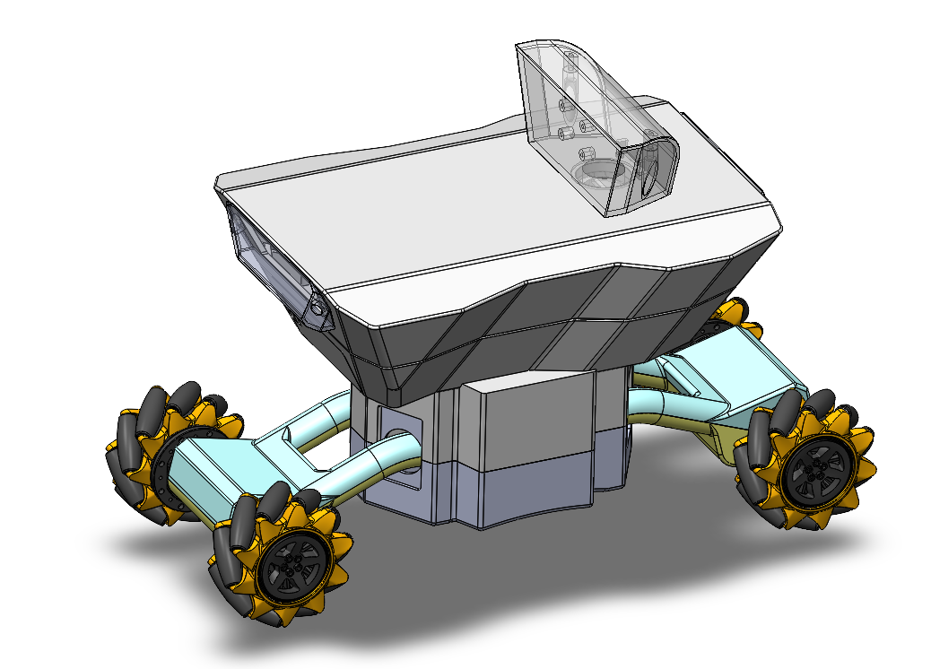 麦克纳姆轮小车结构 space robot