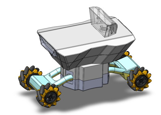 麦克纳姆轮小车结构 space robot缩略图
